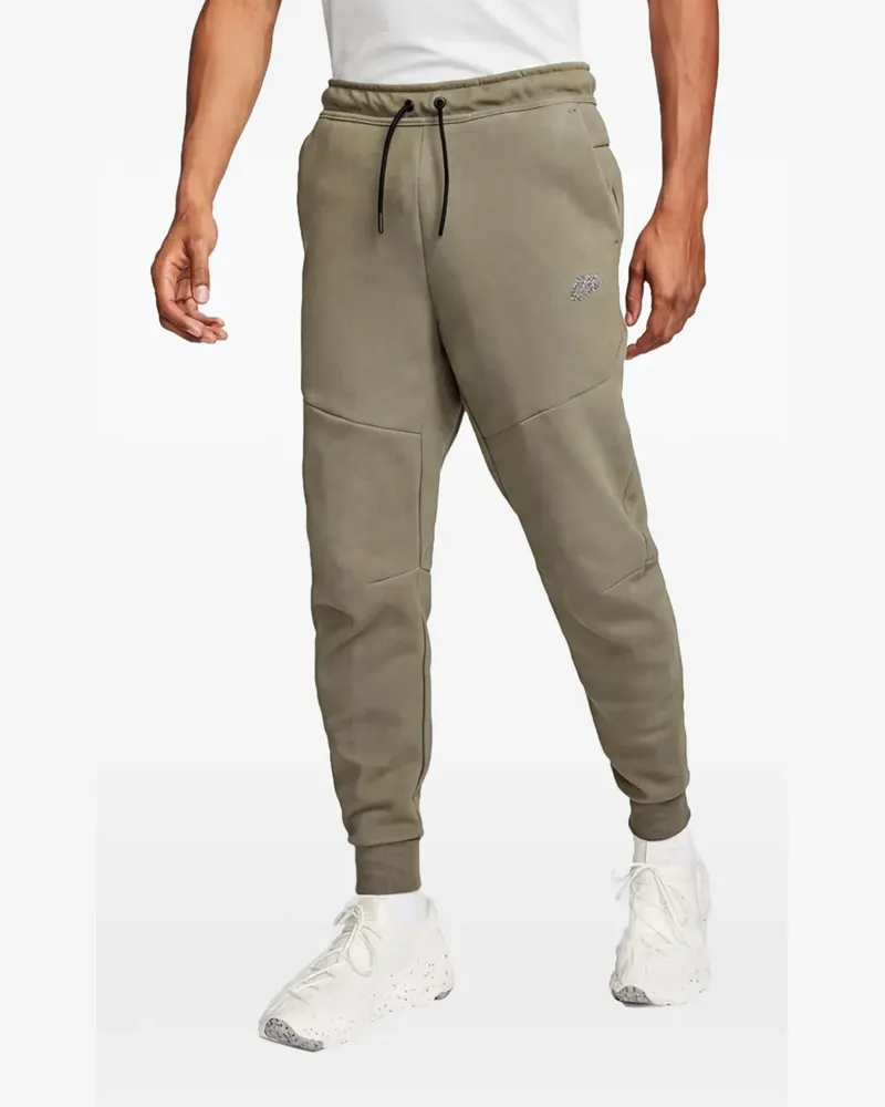 Nike Tech Fleece drawstring-fastening track pants - Grün Grün