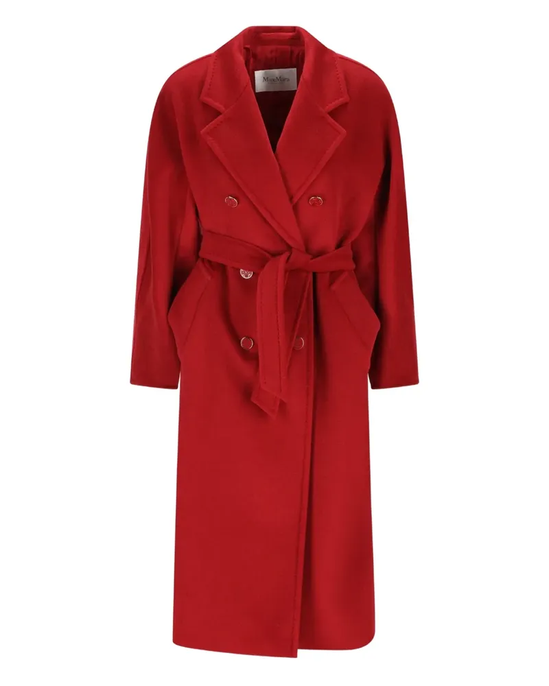 Max Mara Mantel mit Gürtel - Rot Rot