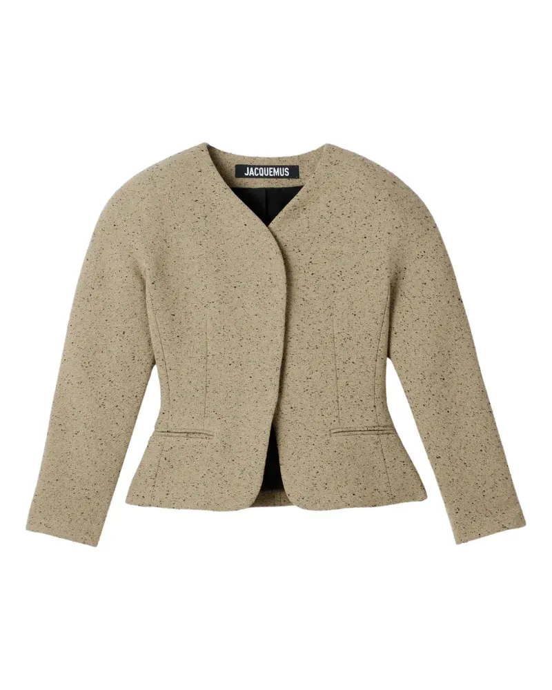Jacquemus The Mini Ovalo Jacke - Nude Nude