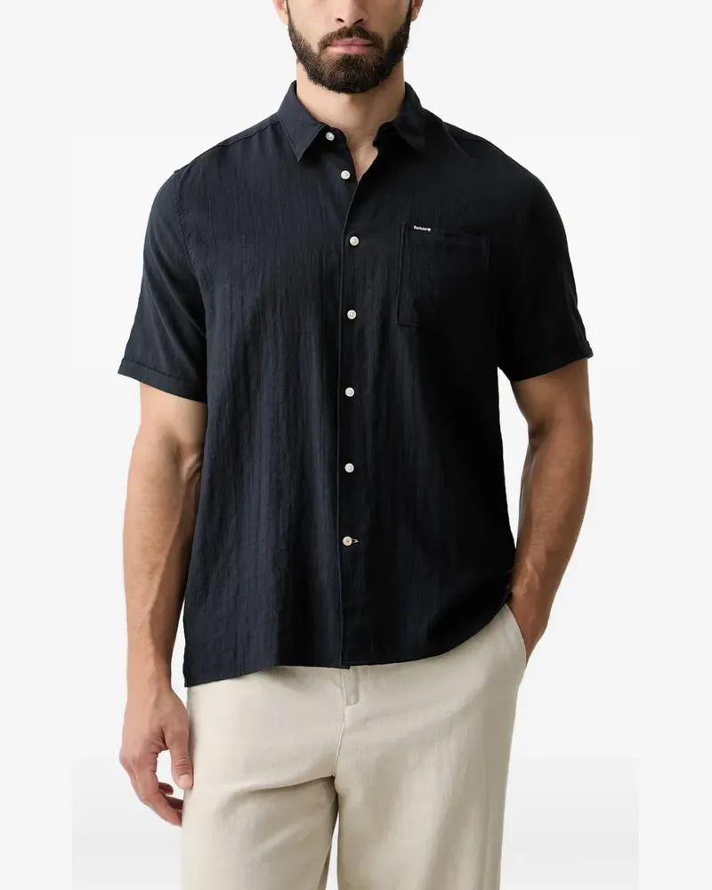 Barbour Kingswood short-sleeved shirt - Blau Blau
