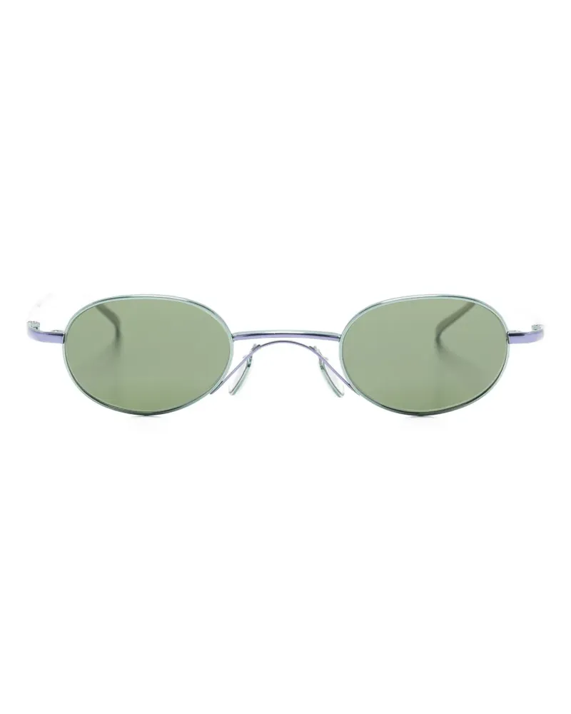 Christian Roth Sonnenbrille mit ovalem Gestell - Grün Grün