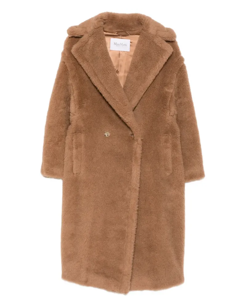 Max Mara Teddy double-breasted coat - Braun Braun