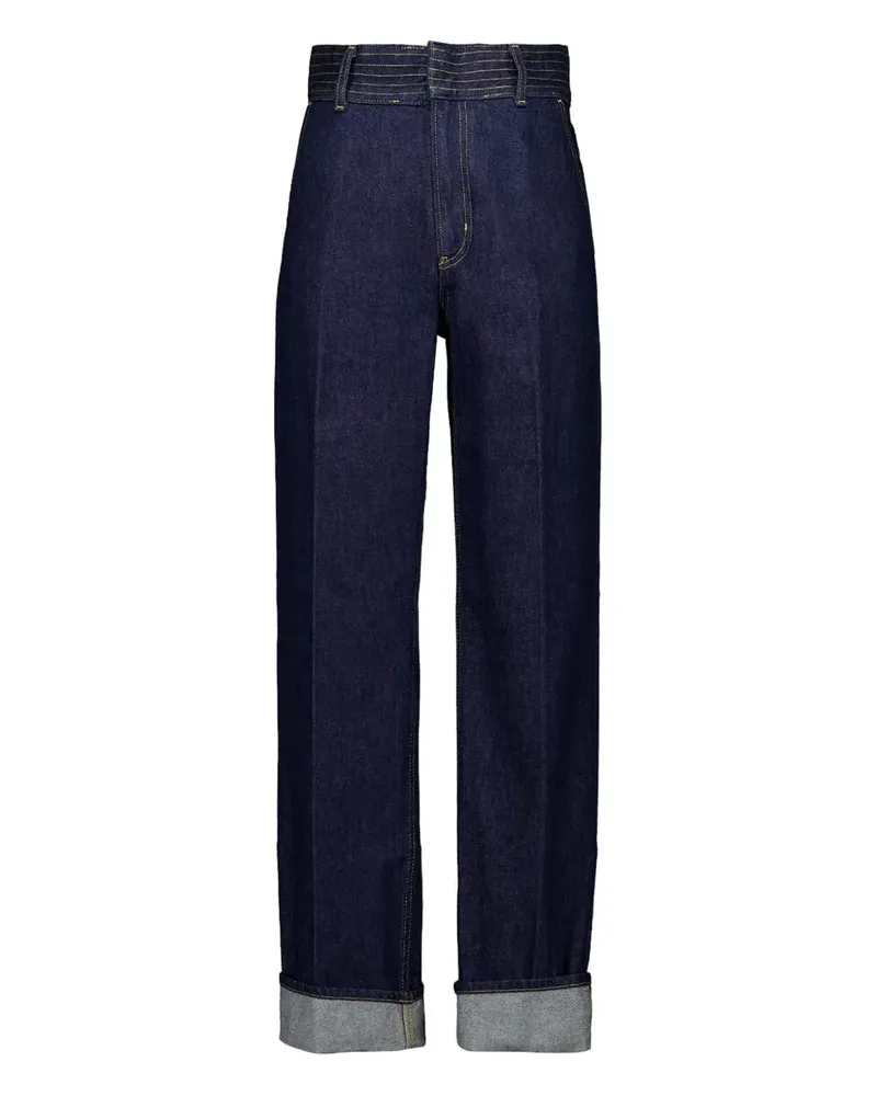 Frame Denim Jeans mit hohem Bund - Blau Blau