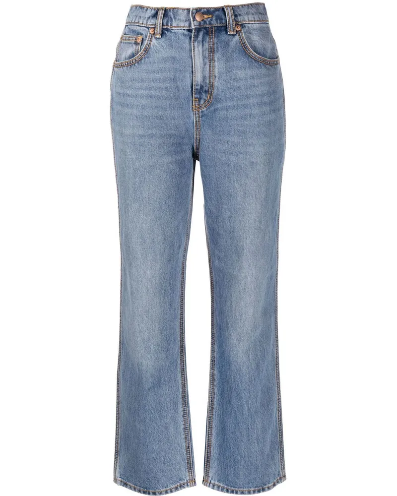 Tory Burch Jeans mit geradem Bein - Blau Blau