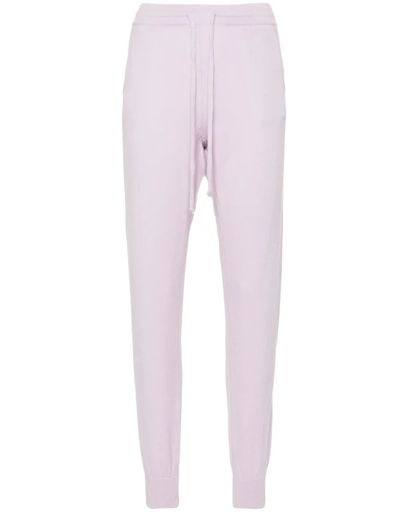 Teddy Cashmere Milano Jogginghose aus Kaschmir Violett