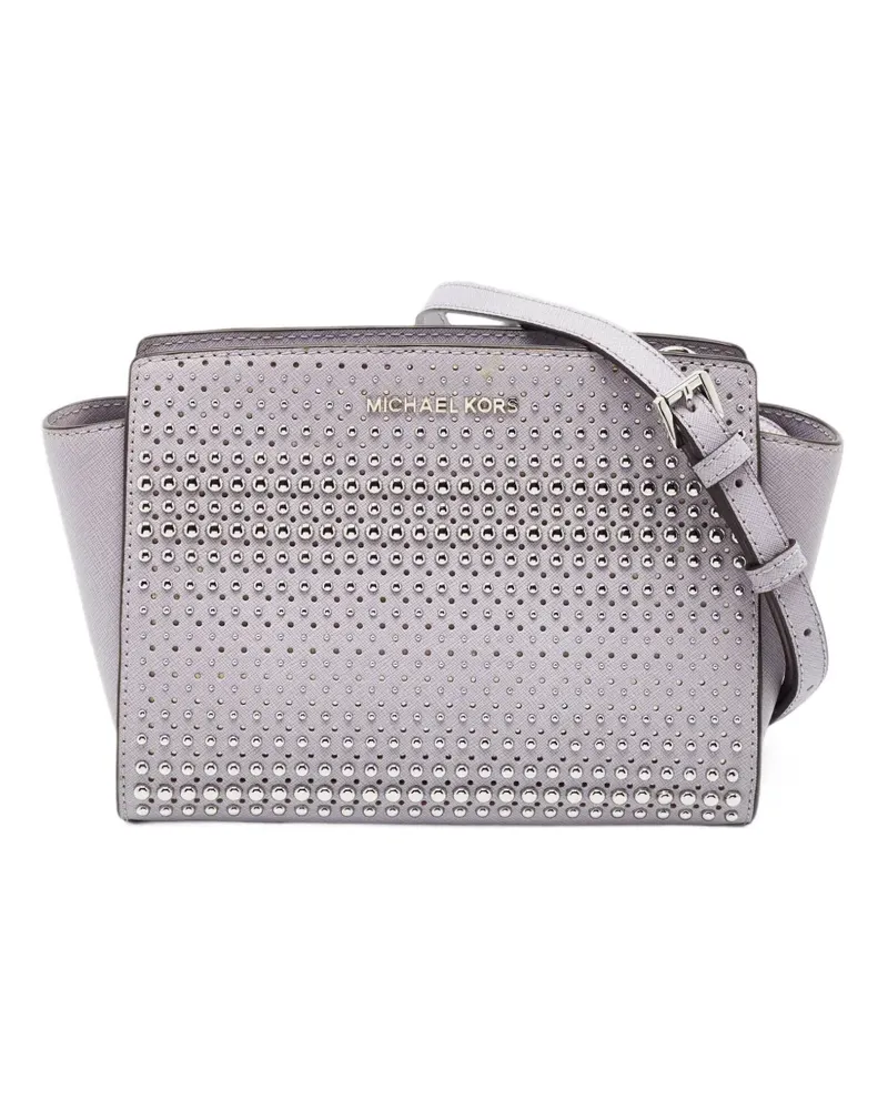 Michael Kors medium Selma studded crossbody bag - Violett Violett