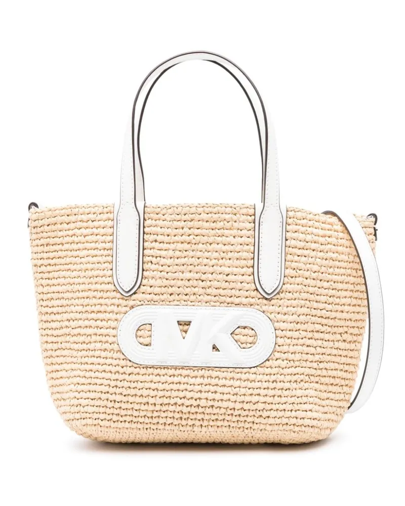 Michael Kors Shopper mit Logo-Patch Nude