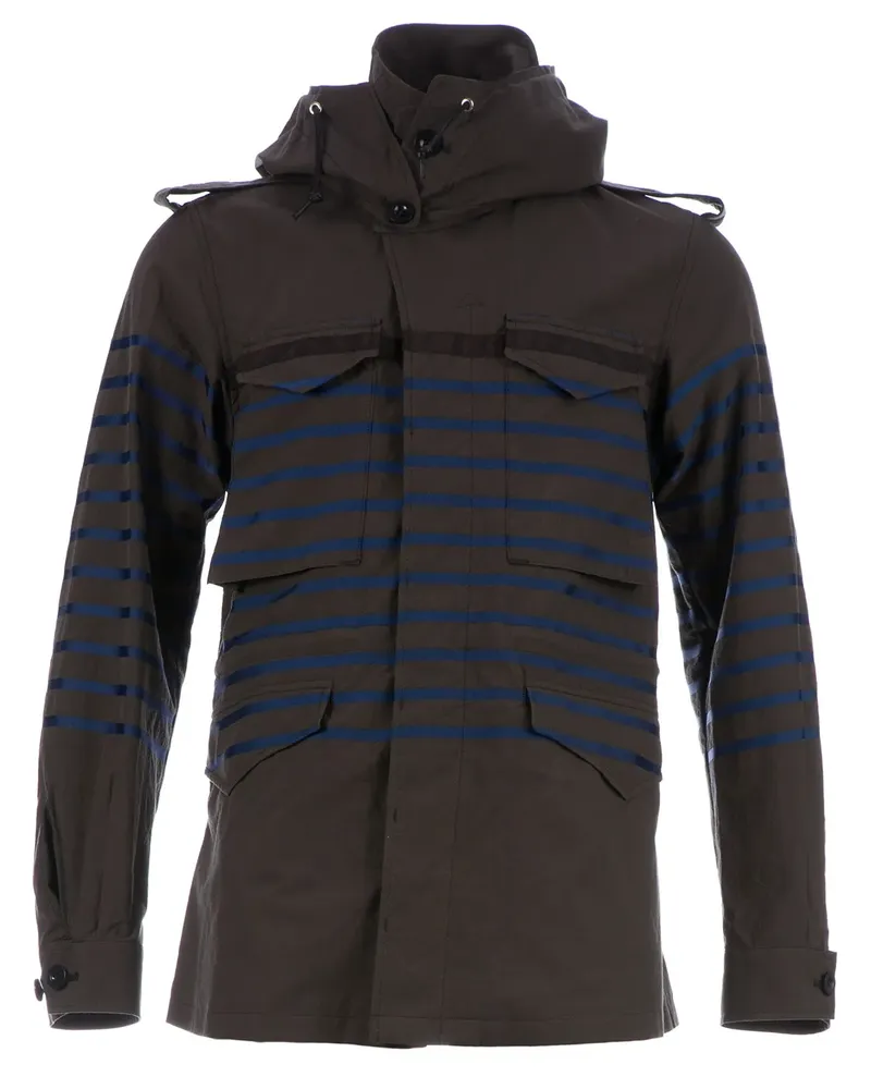 Sacai hooded jacket - Braun Braun