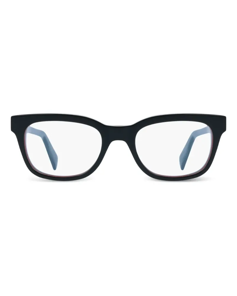 Paul Smith Meade Brille mit eckigem Gestell - Schwarz Schwarz