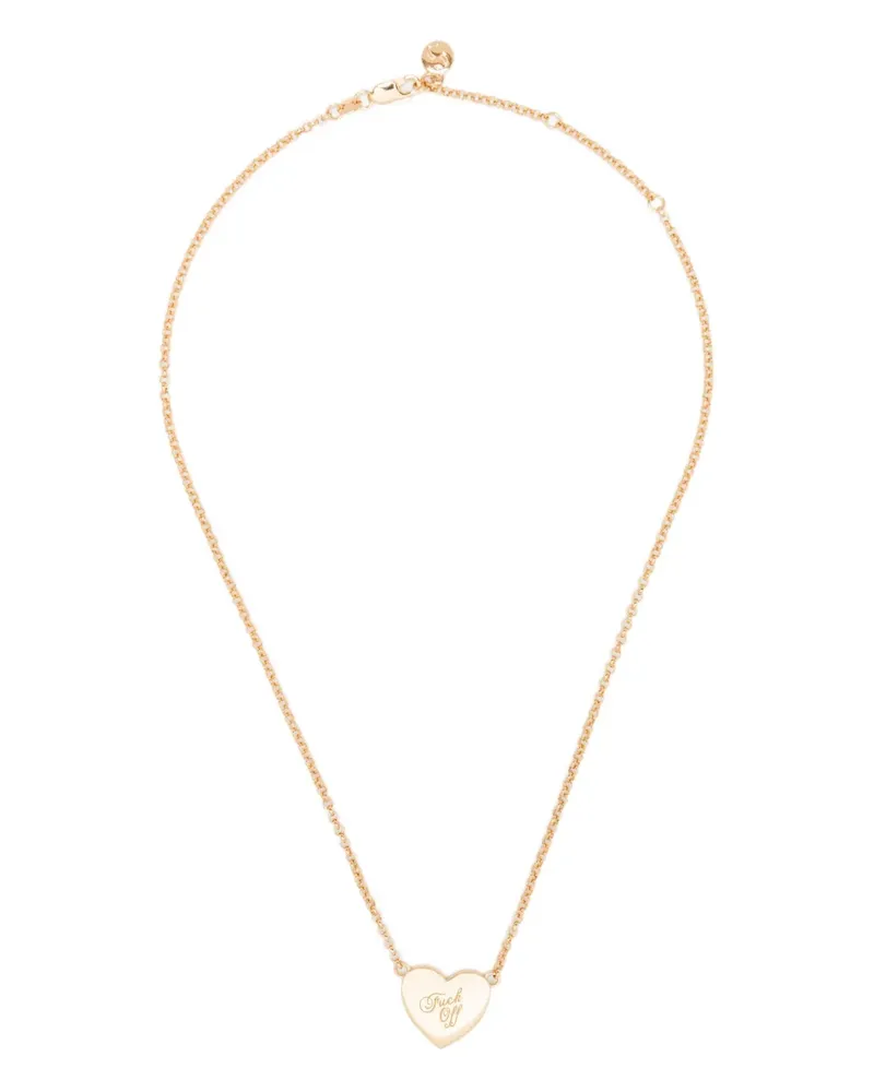 Stolen Girlfriends Club Warm Welcome Heart Halskette - Gold Gold