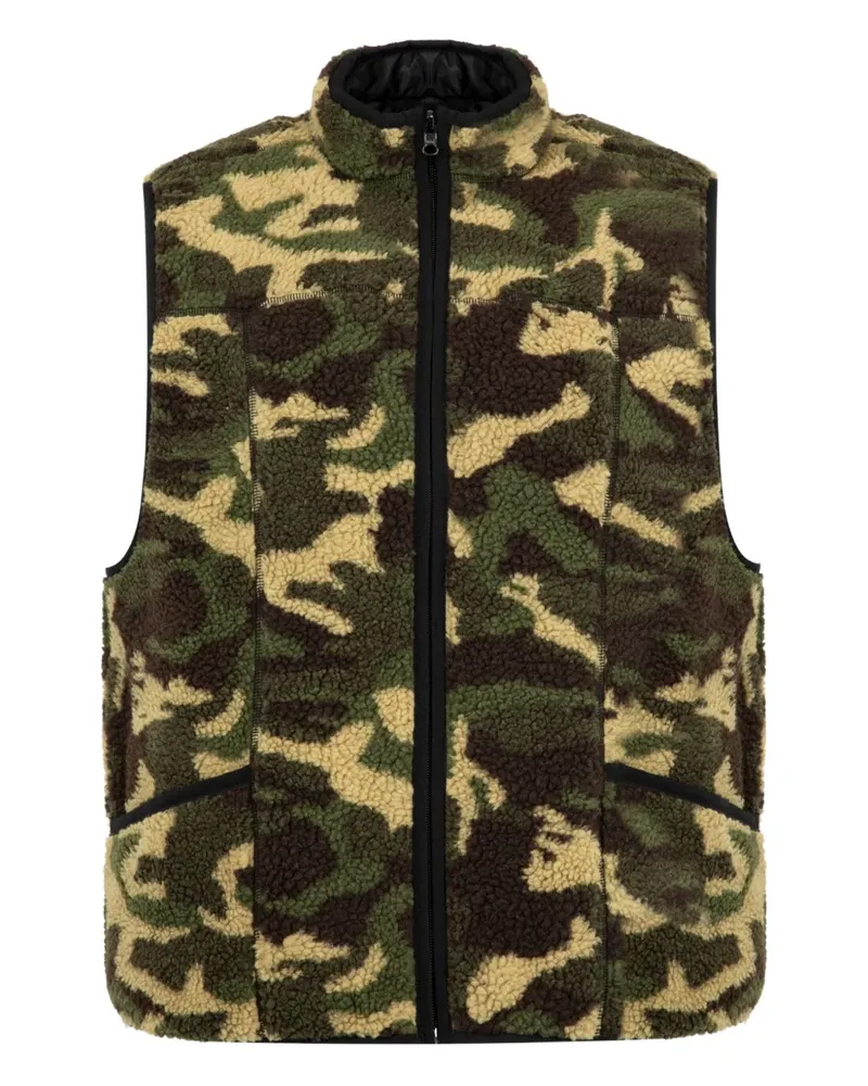 PLEASURES reversible felis waistcoat - Schwarz Schwarz