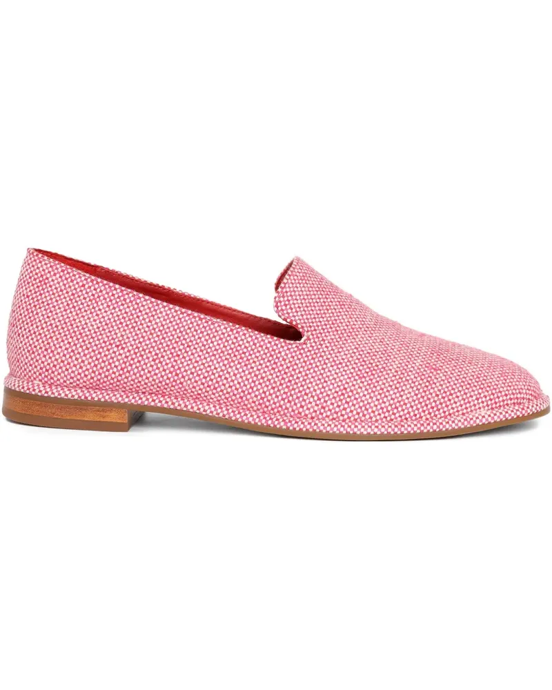 Sarah Chofakian Gewebte Brunch Loafer - Rosa Rosa
