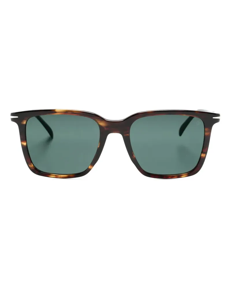 EYEWEAR by DAVID BECKHAM Sonnenbrille mit eckigem Gestell - Braun Braun