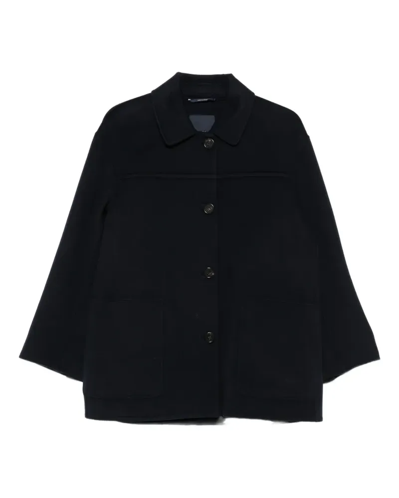 Max Mara Smmgiugno button-fastening jacket - Blau Blau