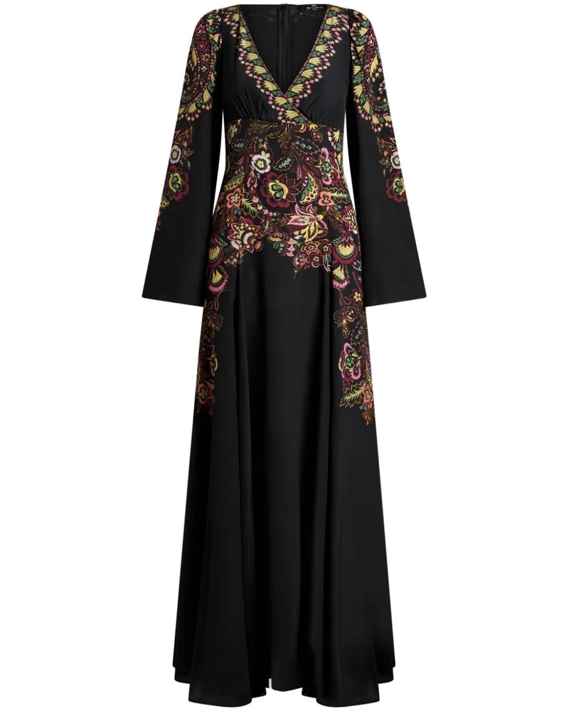 Etro Hemd mit Print - Schwarz Schwarz