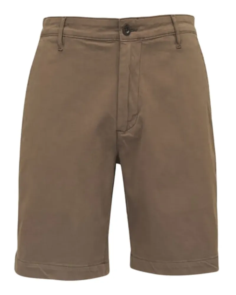 Adriano Goldschmied twill cotton shorts - Braun Braun