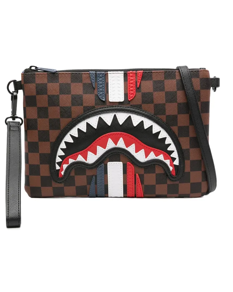 Sprayground Machine Francaise Limited Edition Clutch - Braun Braun