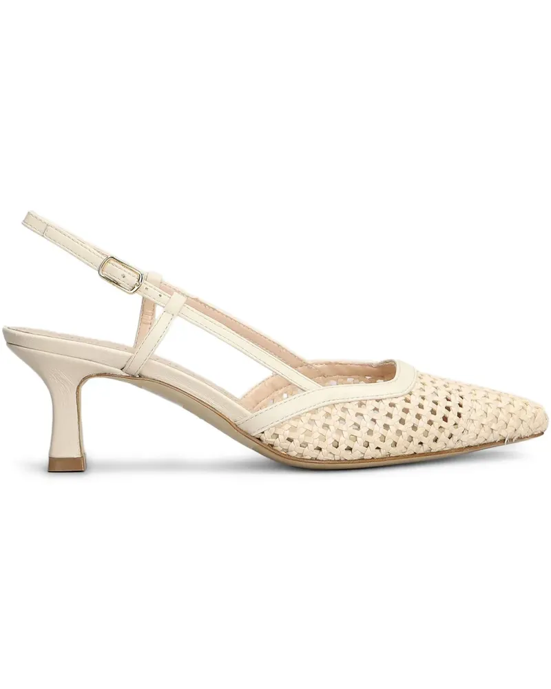 Julie Dee Gewebte Pumps 65mm - Nude Nude