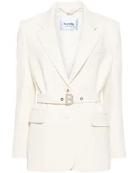 Blumarine Krepp-Blazer Nude