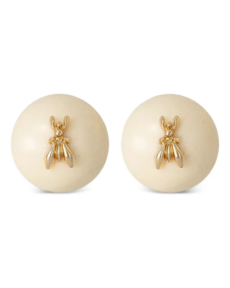 Patrizia Pepe Fly stud earrings - Nude Nude