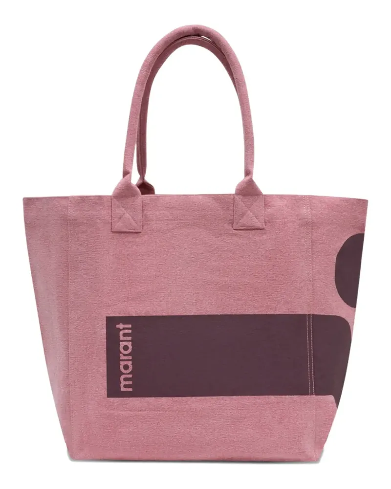 Isabel Marant Handtasche mit Logo-Print - Rosa Rosa