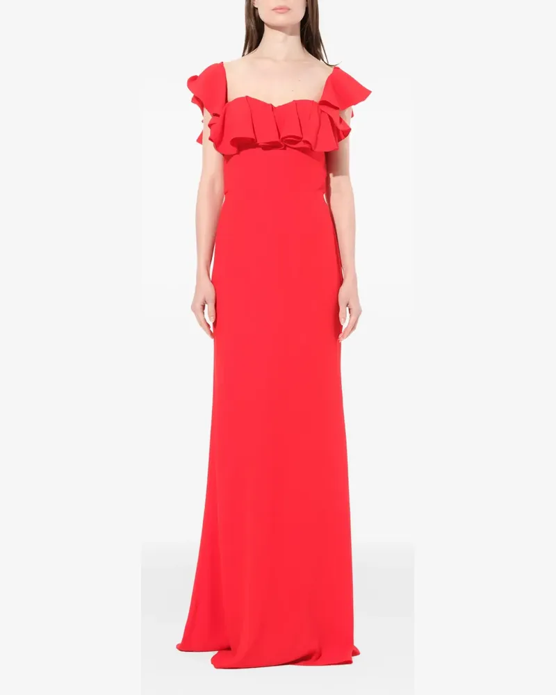 Alexander McQueen Abendkleid mit tiefen Schultern - Rot Rot
