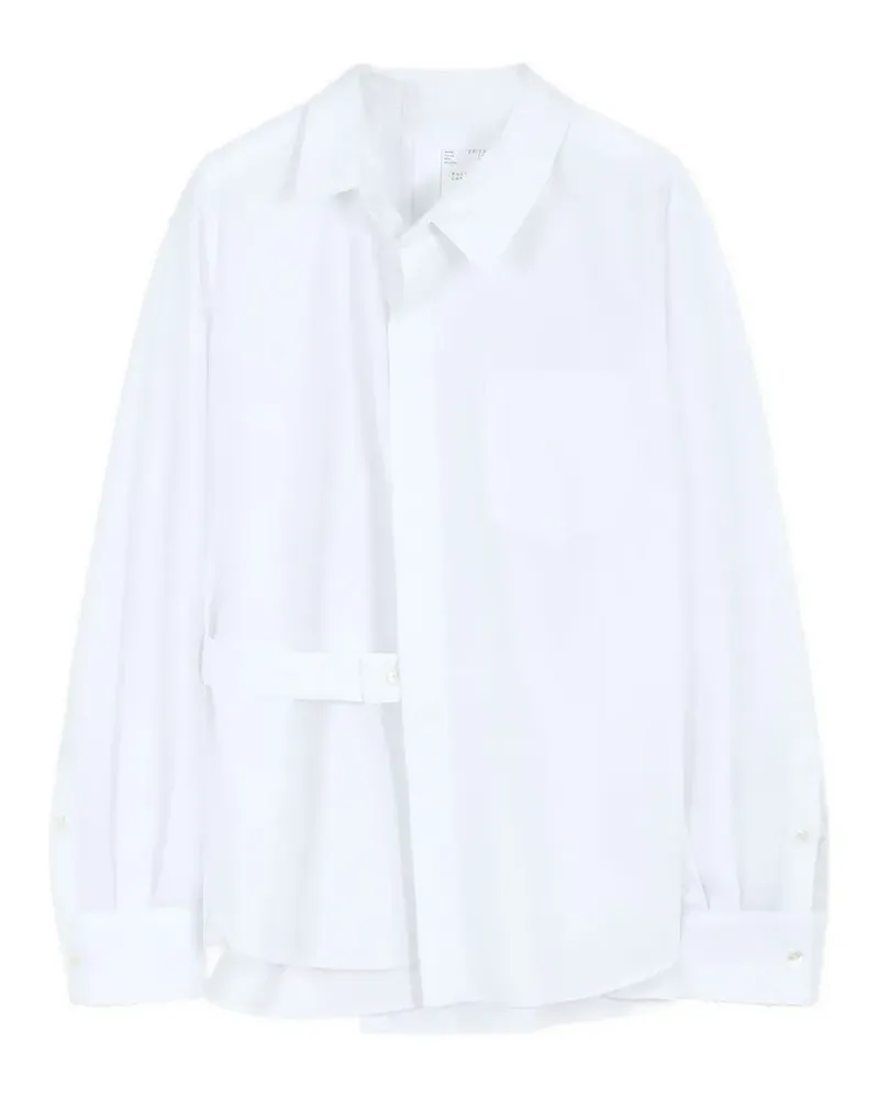 Sacai Hemd im Layering-Look - Weiß Weiß