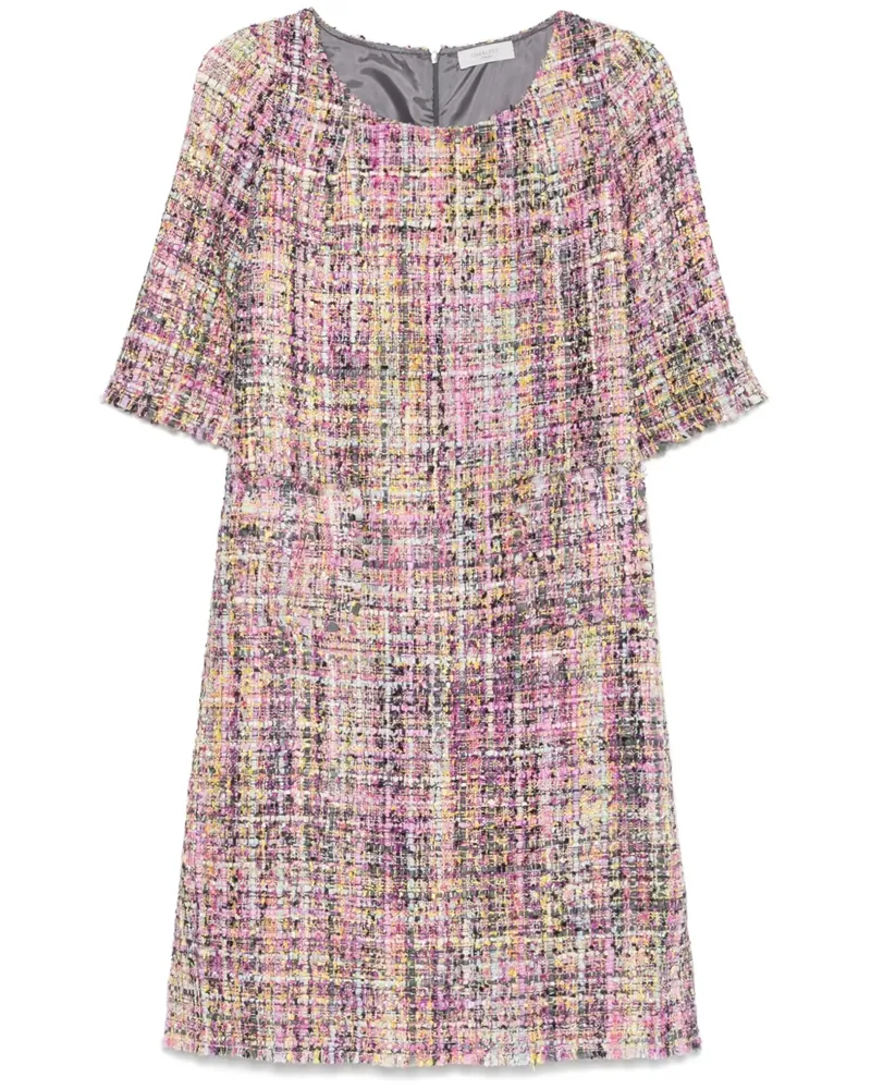 Charlott Midikleid aus Tweed - Rosa Rosa