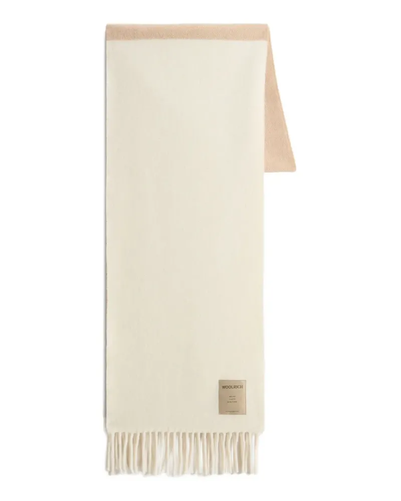 Woolrich Schal in Colour-Block-Optik - Nude Nude