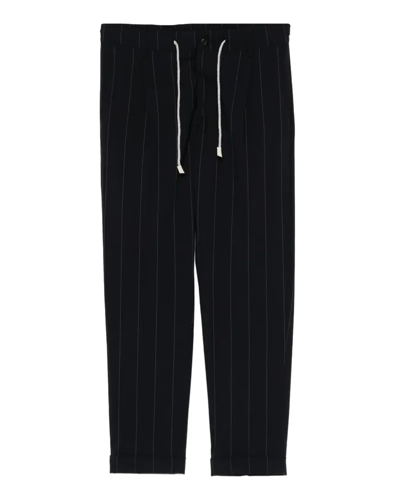 Eleventy Hose mit Nadelstreifen - Blau Blau