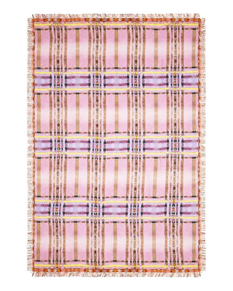 Pierre-Louis Mascia Aloeuw fringed scarf - Rosa Rosa