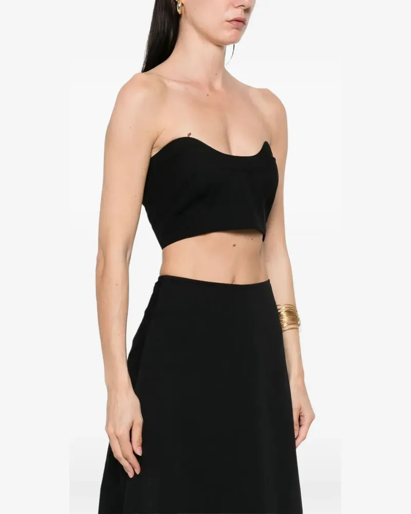 Philosophy Di Lorenzo Serafini Cropped-Top - Schwarz Schwarz