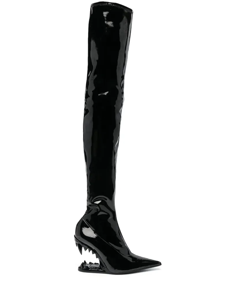 GCDS Stiefel mit Absatz 105mm - Schwarz Schwarz