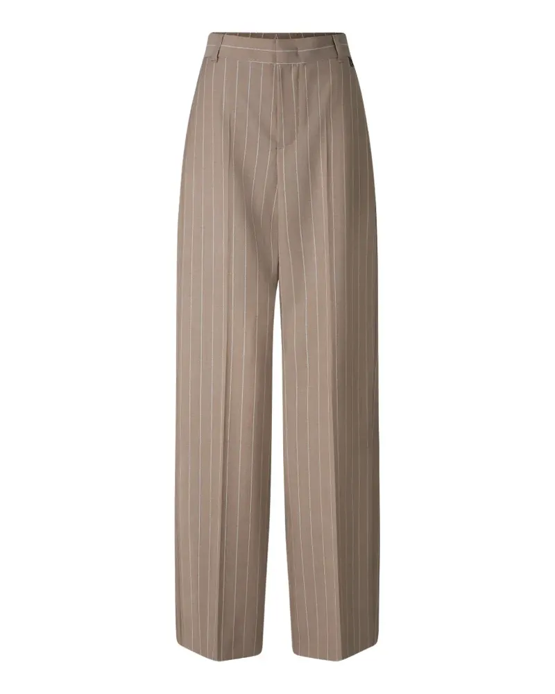 Bogner Joya Wide-Leg-Hose mit Nadelstreifen - Nude Nude