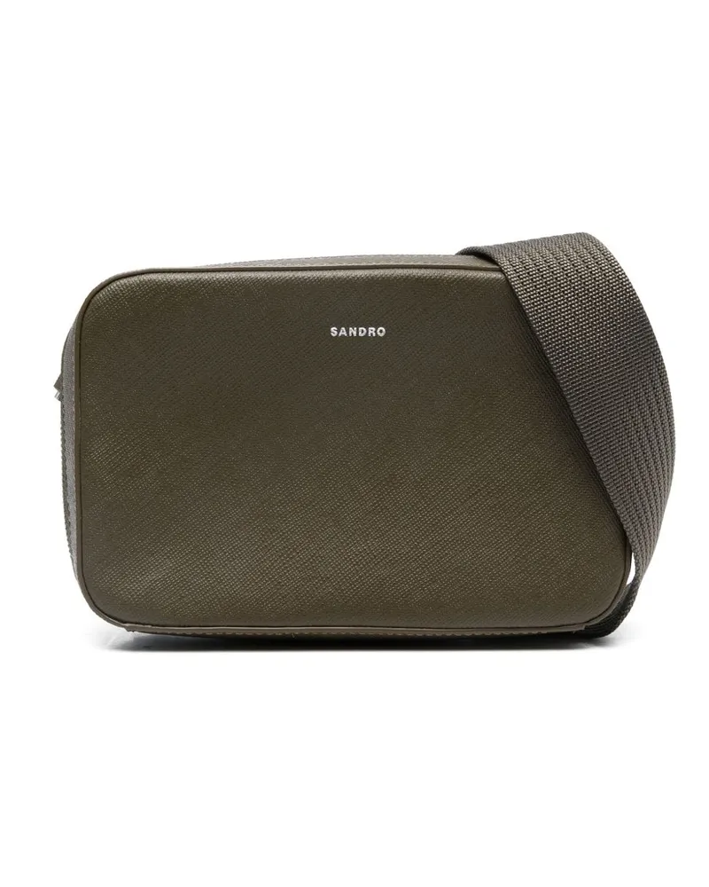 Sandro Kuriertasche mit Logo-Prägung - Grün Grün