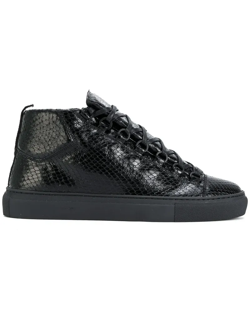 Balenciaga Arena' High-Top-Sneakers - Schwarz Schwarz