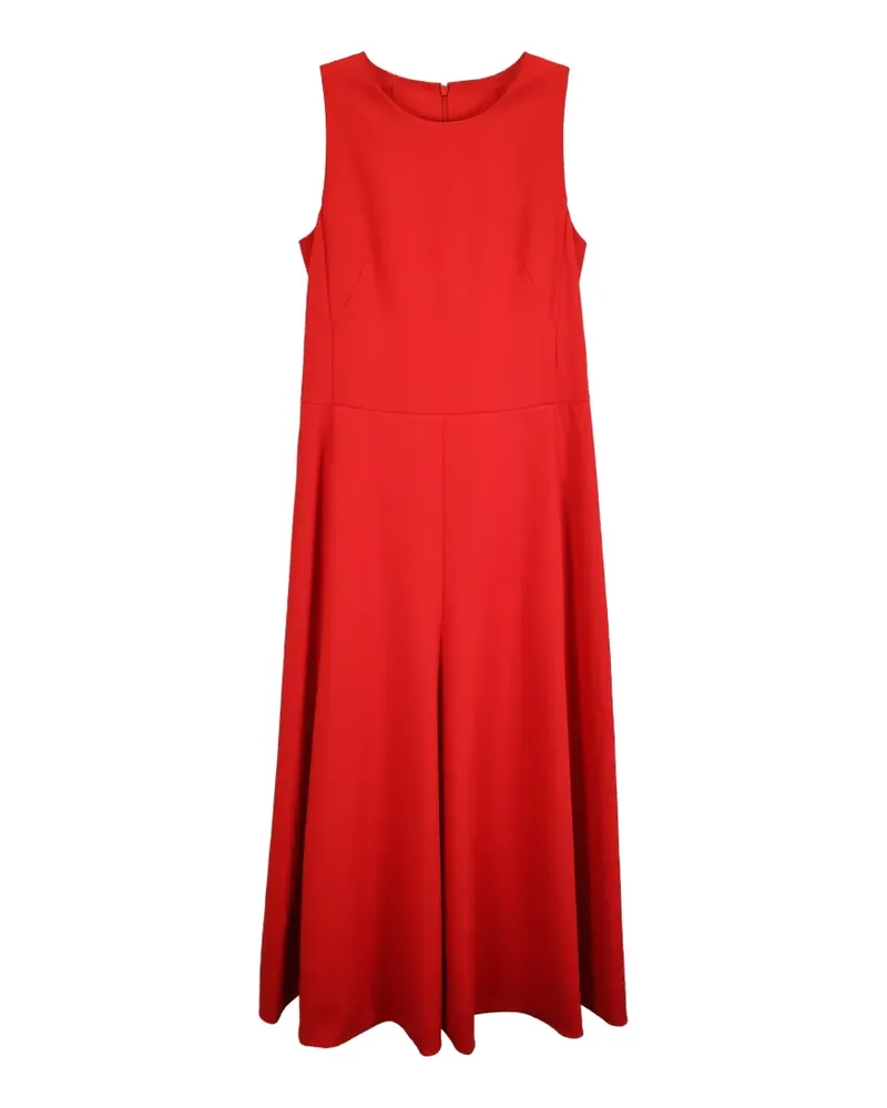 Akris fluted midi dress - Rot Rot