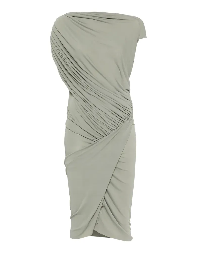 Rick Owens Lilies Drapiertes Ares Midikleid - Grün Grün