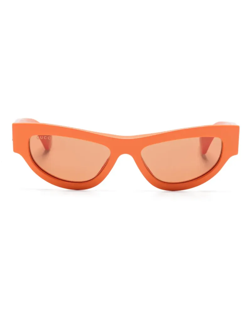 Gucci Klassische Cat-Eye-Sonnenbrille - Orange Orange
