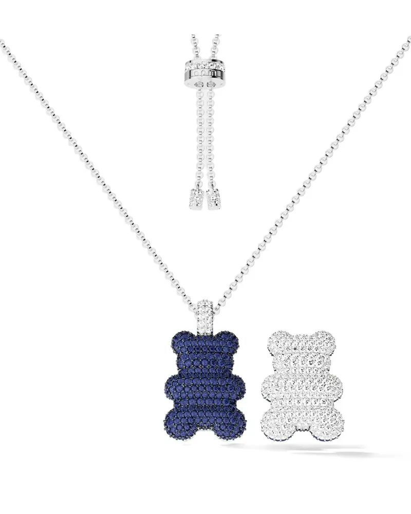APM Monaco Yummy Baba bear-pendant necklace - Weiß Weiß