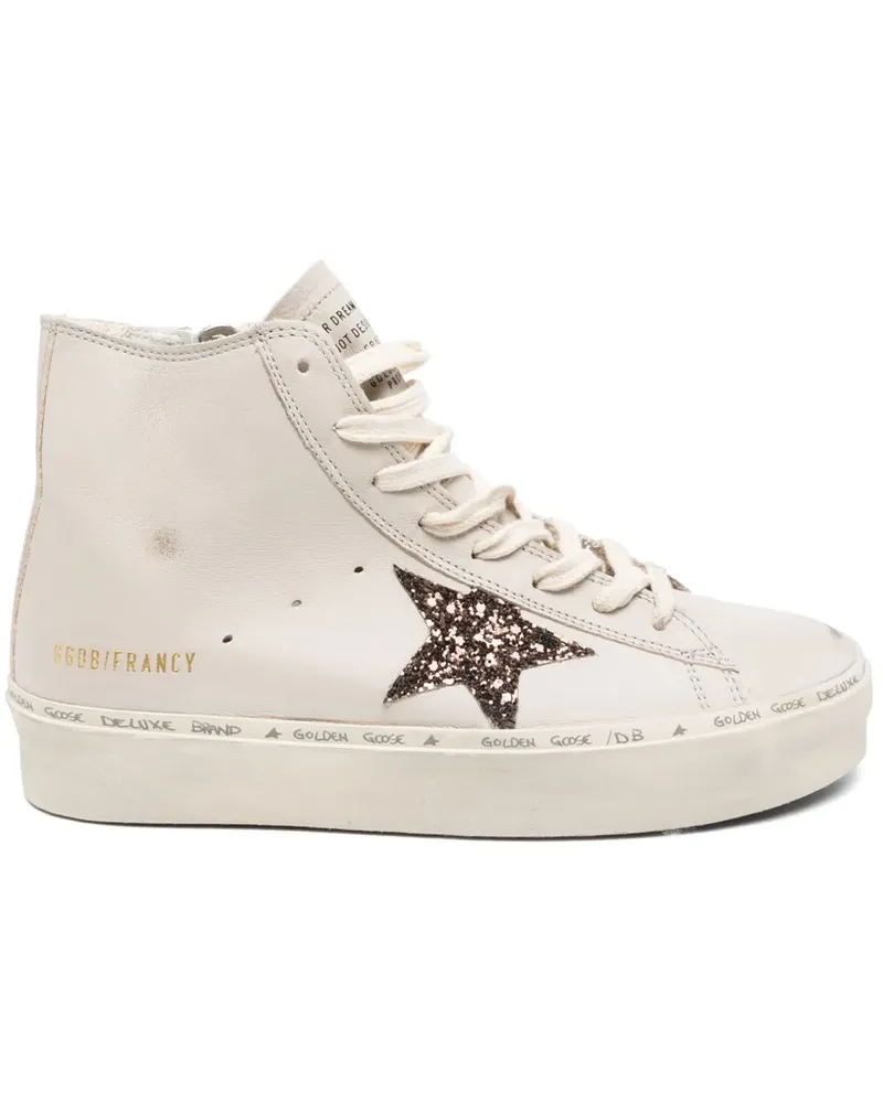 Golden Goose Francy Nappa Upper Glitt-Sneakers - Nude Nude