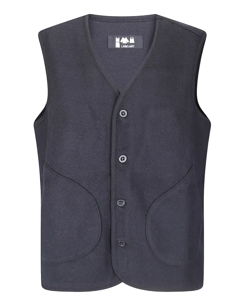 LABO.ART felted virgin-wool gilet - Schwarz Schwarz