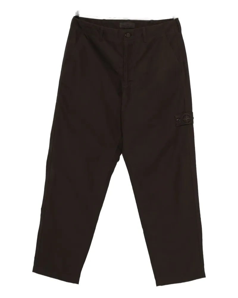 Stone Island straight-leg trousers - Braun Braun