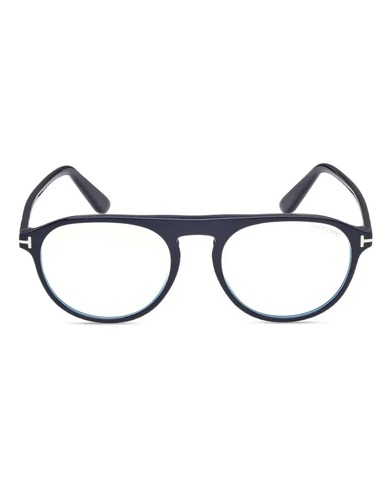 Tom Ford round-frame glasses - Blau Blau