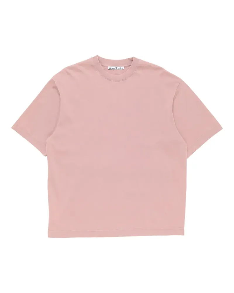 Acne Studios T-Shirt mit Rundhalsausschnitt - Rosa Rosa