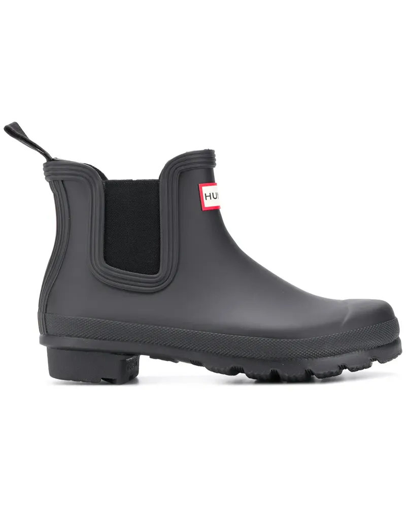 Hunter Original Chelsea' Regenstiefel - Schwarz Schwarz