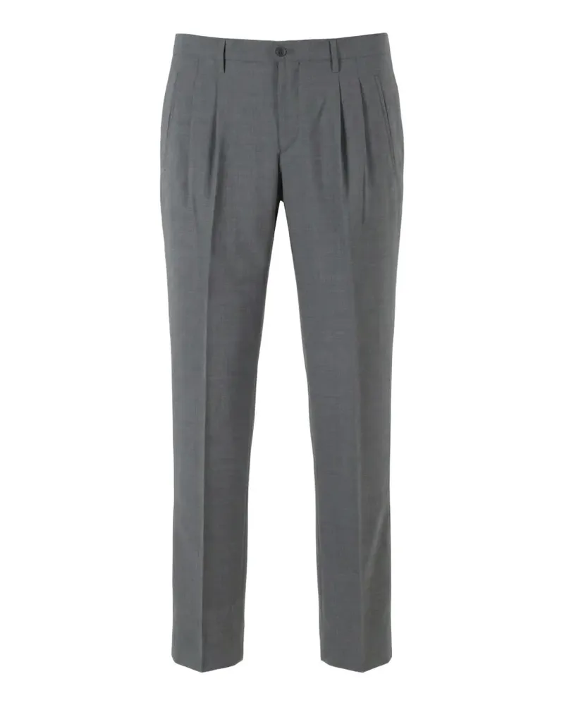 Briglia 1949 Plattis pleated trousers - Grau Grau
