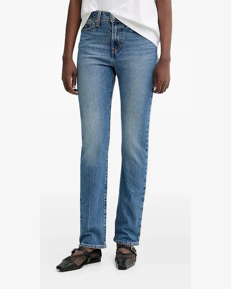 Levi's WEDGIE cotton denim jeans - Blau Blau