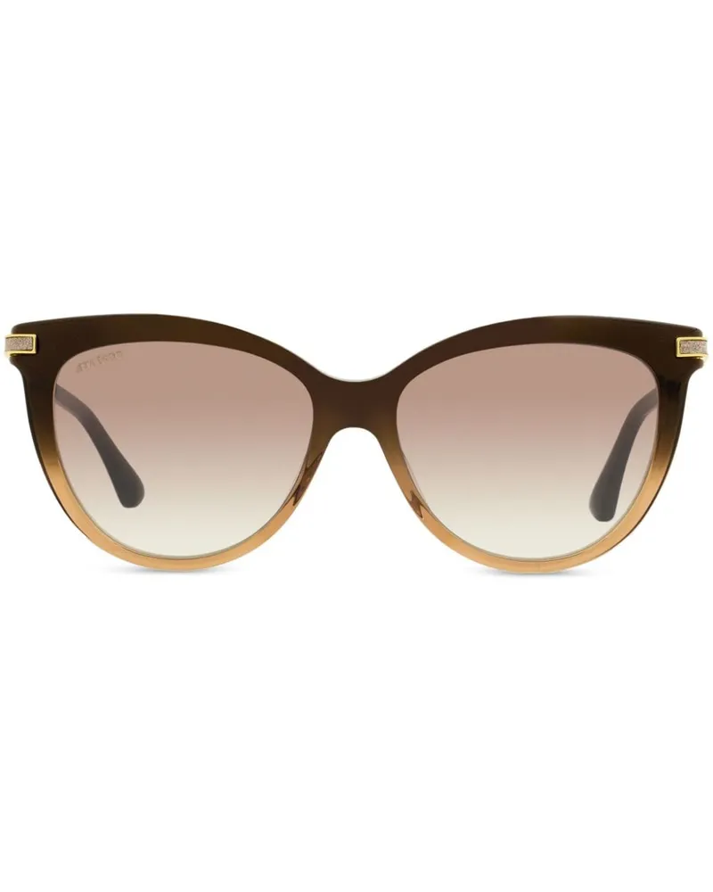 Jimmy Choo Axelle Sonnenbrille Braun