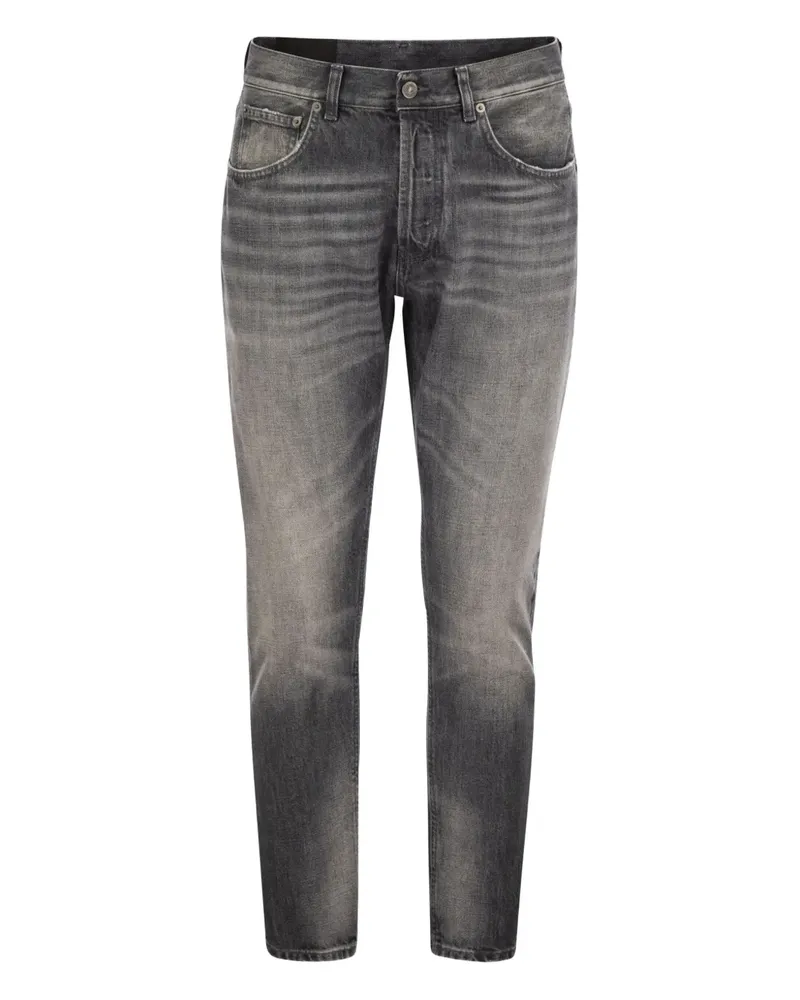 Dondup Five-Pocket-Jeans mit Logo - Grau Grau